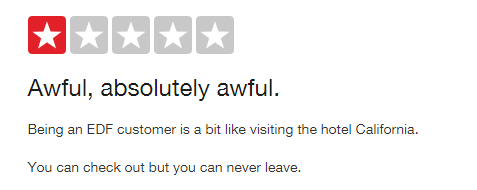 Edfenergy.com reviewed Trustpilot - awful, absolutely awful