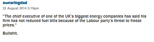 Npower chief blames high prices on Labour s threatened energy price freeze - comment